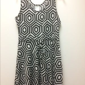 Black and white dress